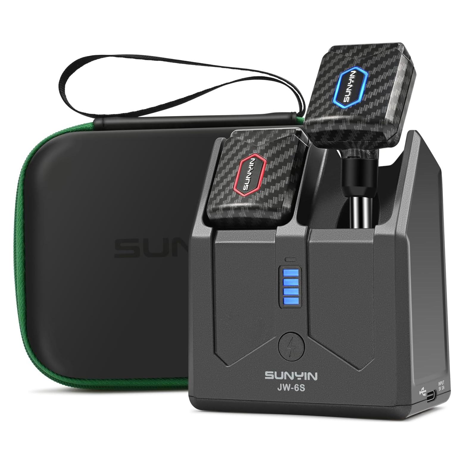 Sistema de guitarra inalámbrico mini 5.8GHz con estuche carga