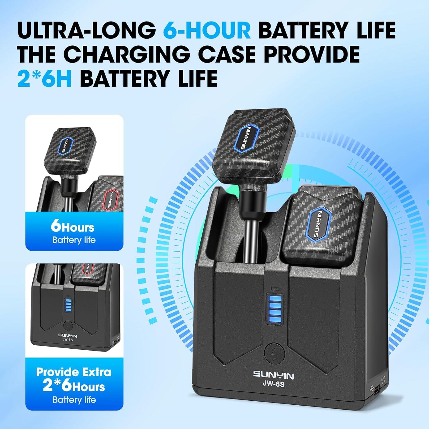 Sistema de guitarra inalámbrico mini 5.8GHz con estuche carga