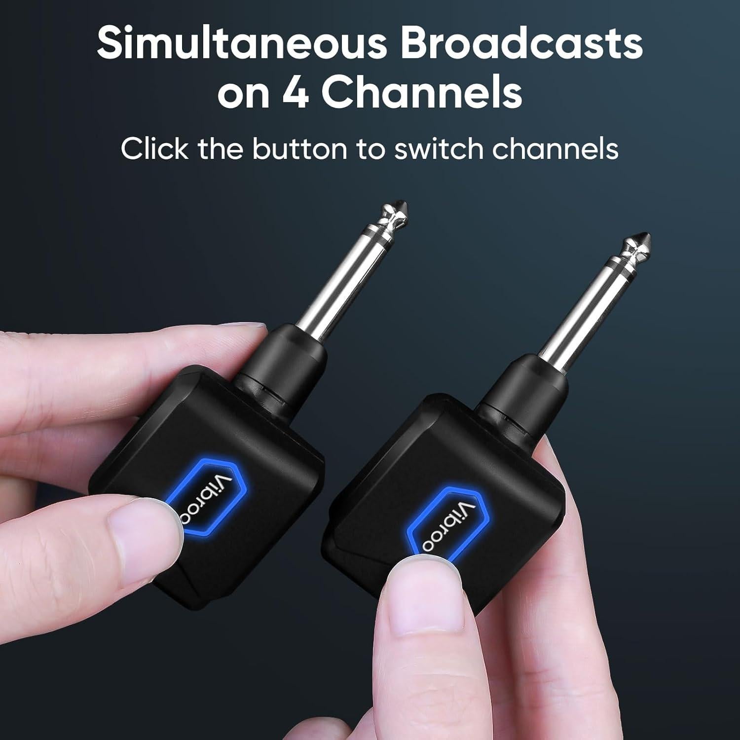 Sistema Inalámbrico de Guitarra 5.8GHz con Estuche de Carga