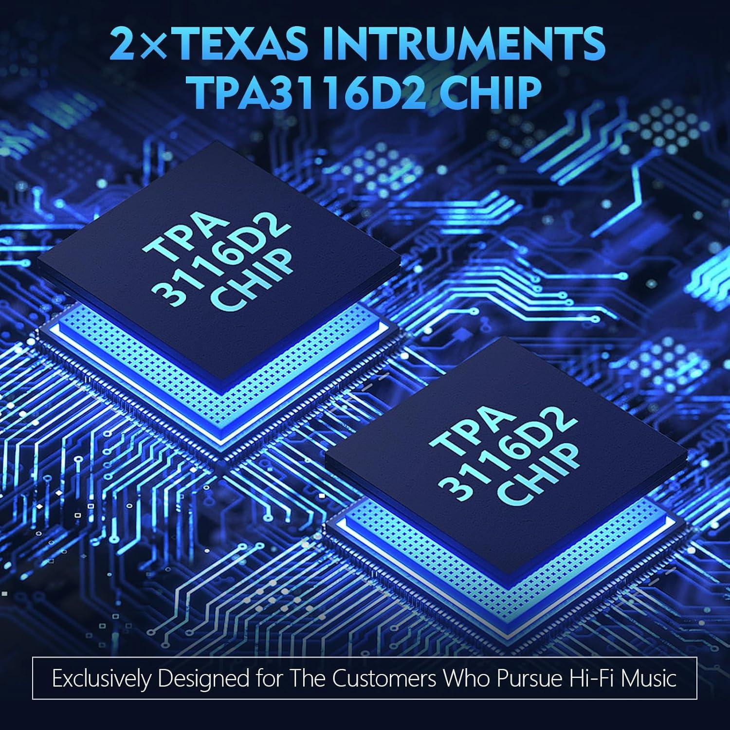 Amplificador de Audio Beffkkip AK3116 Bluetooth 5.0 100W x2