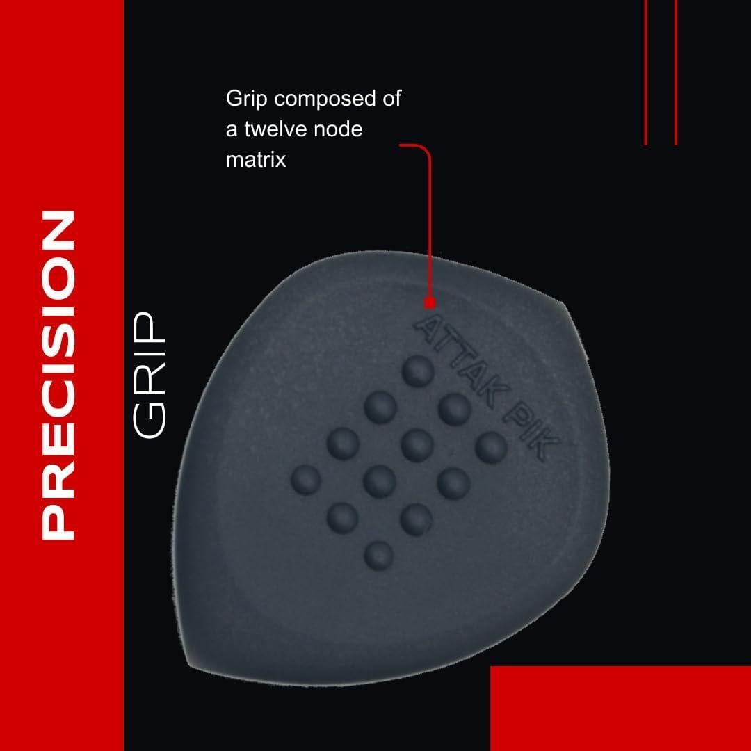 Puas de Guitarra Acoustik Attak STEALTH XL - Paquete de 10