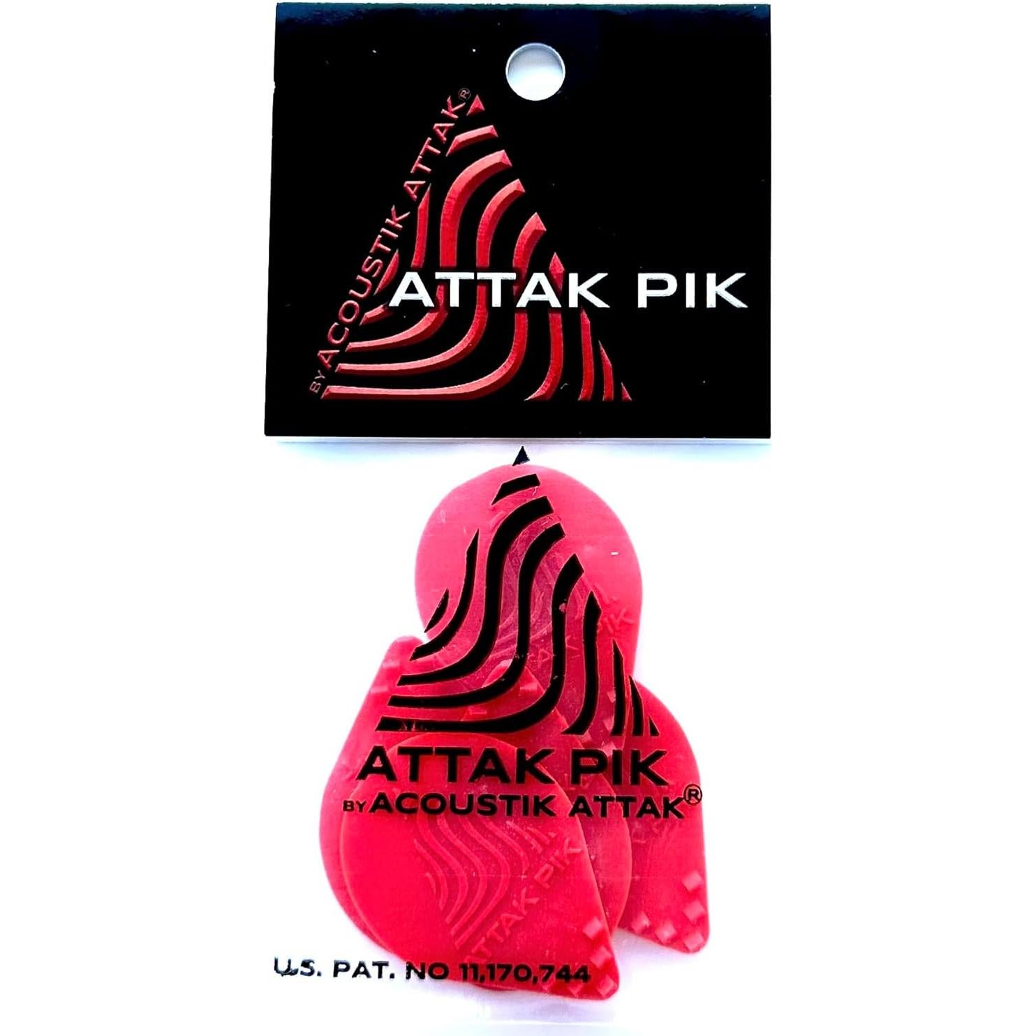 Pua de guitarra Acoustik Attak Ambush Edgy - 10 paquetes