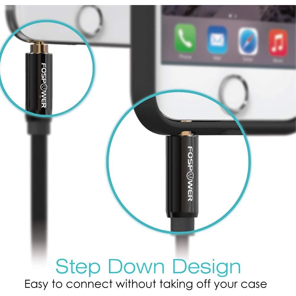 FosPower Cable de Audio 7.62m Macho a Macho 2 Paquete