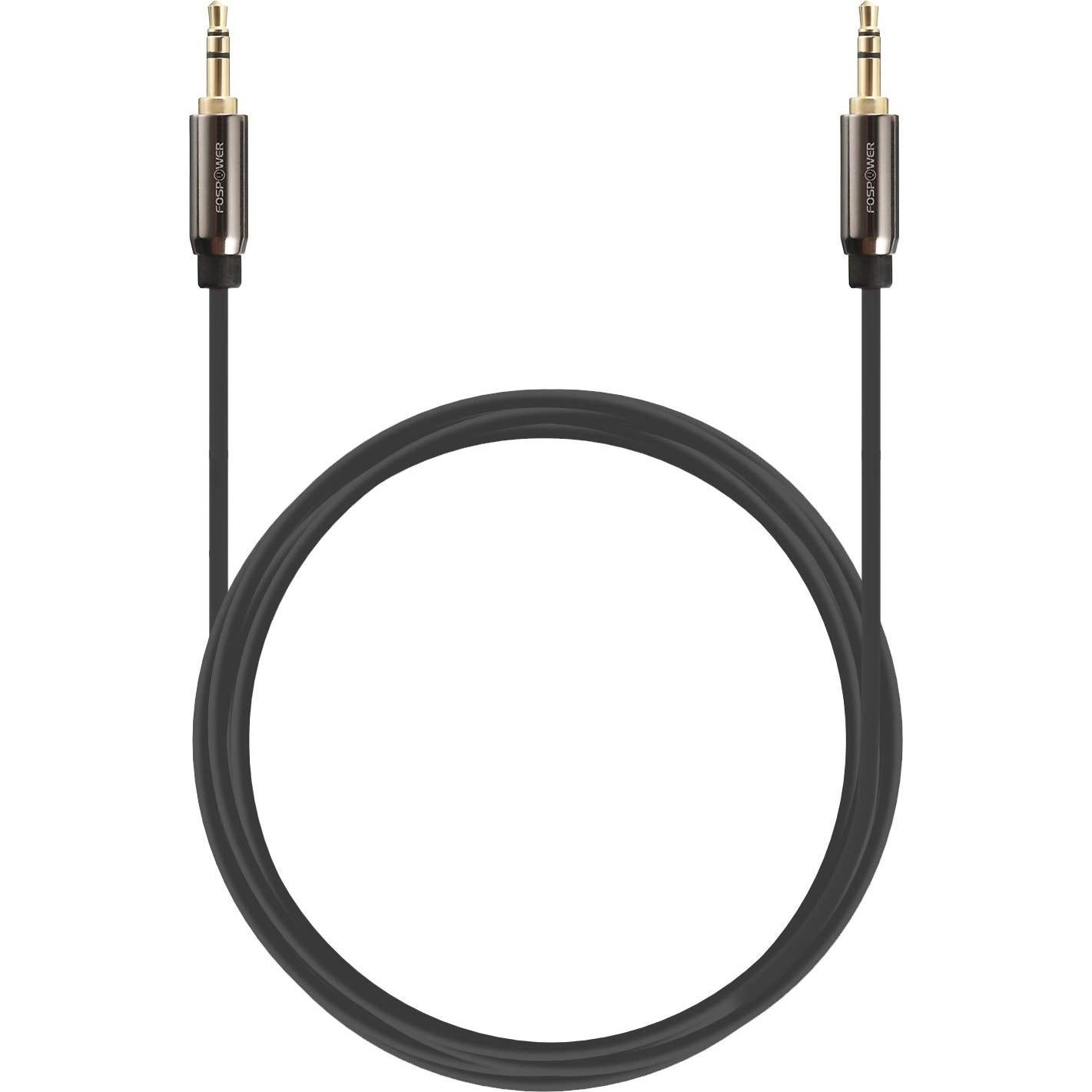 FosPower Cable de Audio 7.62m Macho a Macho 2 Paquete