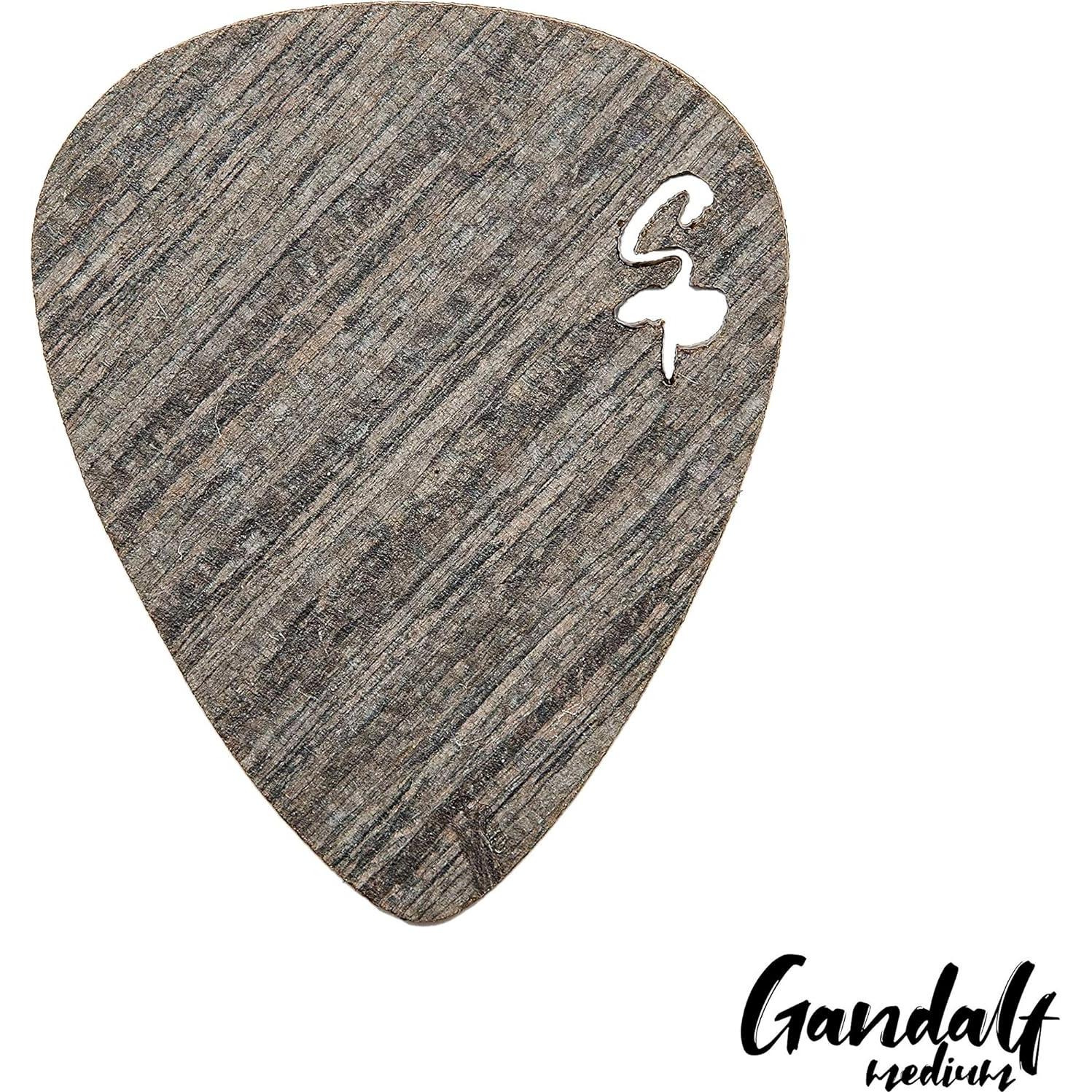 Stickpick | Set of 7 flexible guitar picks made of real wood | For electric, acoustic and bass guitars in various strengths | In aluminum can | Sustainably manufactured | Made in Germany