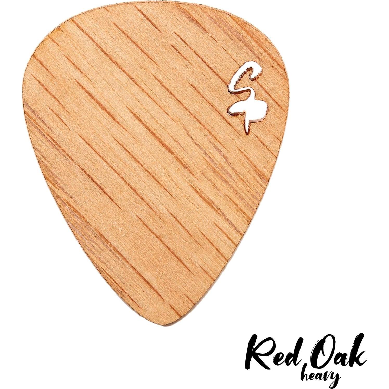 Stickpick | Set of 7 flexible guitar picks made of real wood | For electric, acoustic and bass guitars in various strengths | In aluminum can | Sustainably manufactured | Made in Germany