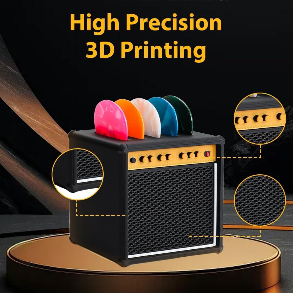 Soporte de Púa de Guitarra Amplificador + 5 Púas Celuloide