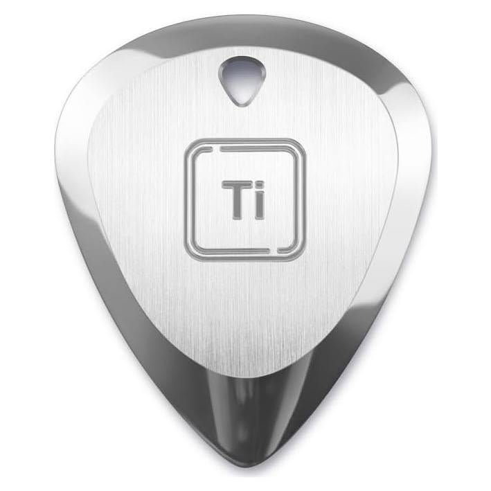 Pua de Guitarra de Titanio Ti-Geek 2.8mm Plata Metálica