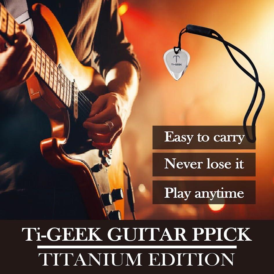 Pua de Guitarra de Titanio Ti-Geek 2.8mm Plata Metálica
