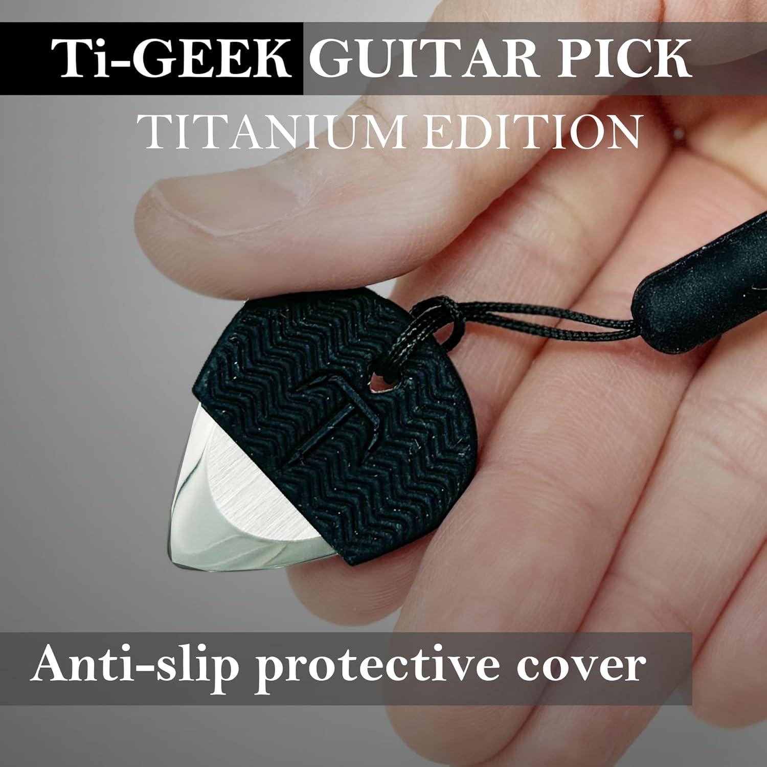 Pua de Guitarra de Titanio Ti-Geek 2.8mm Plata Metálica