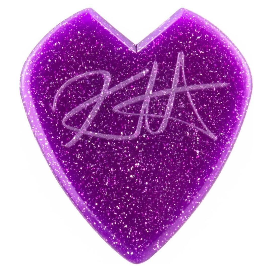 Púas de Guitarra Jim Dunlop Kirk Hammett 1.38mm Purpurina