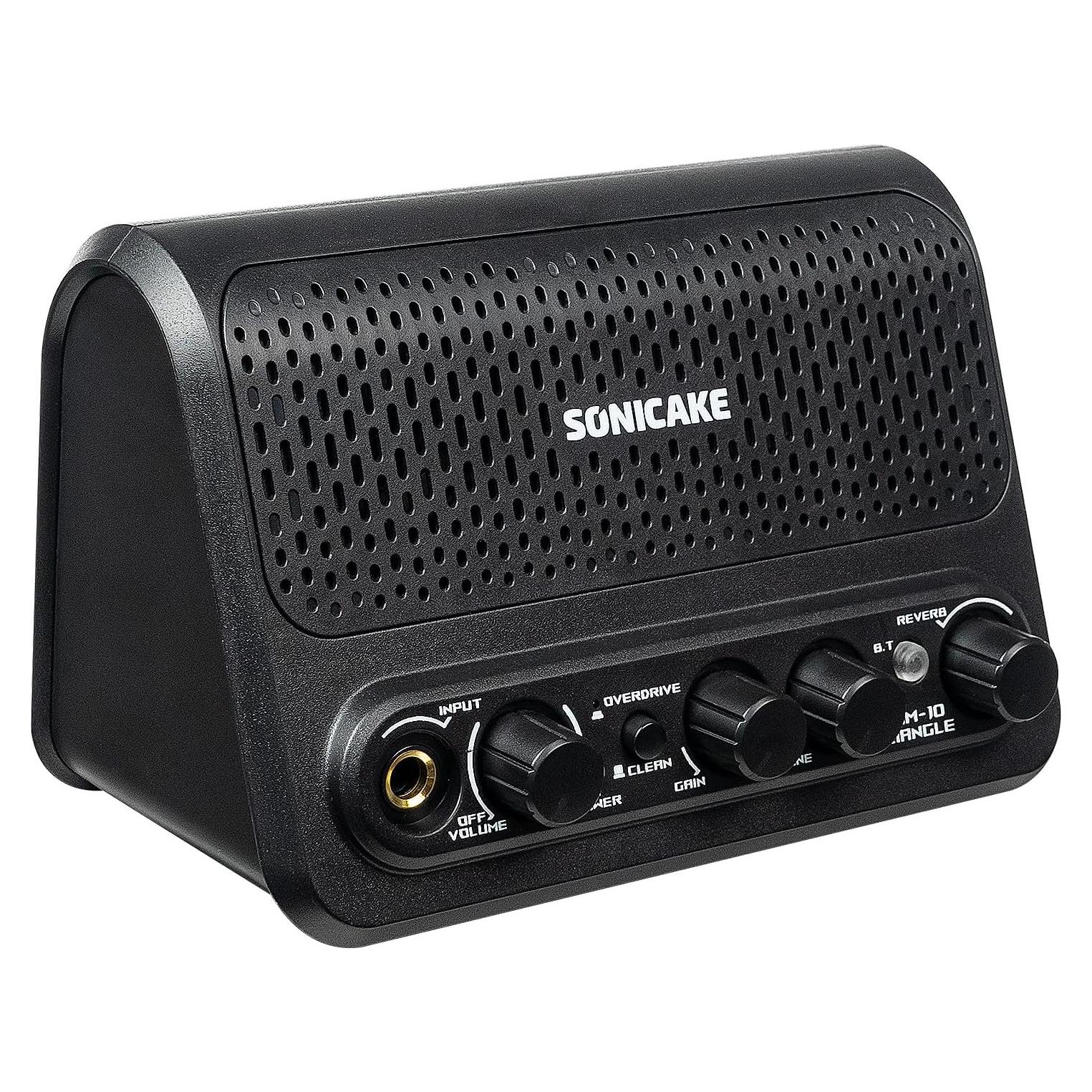 Amplificador de Guitarra Portátil Sonicake QAM-10 10W Bluetooth