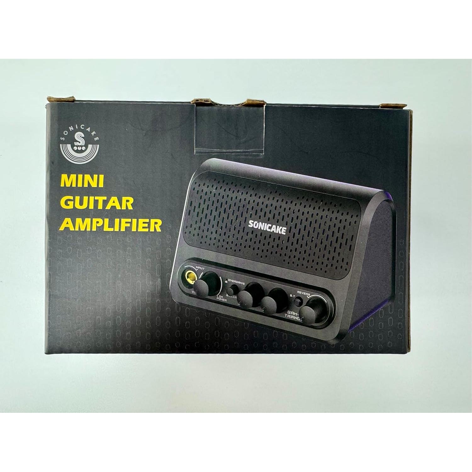 Amplificador de Guitarra Portátil Sonicake QAM-10 10W Bluetooth