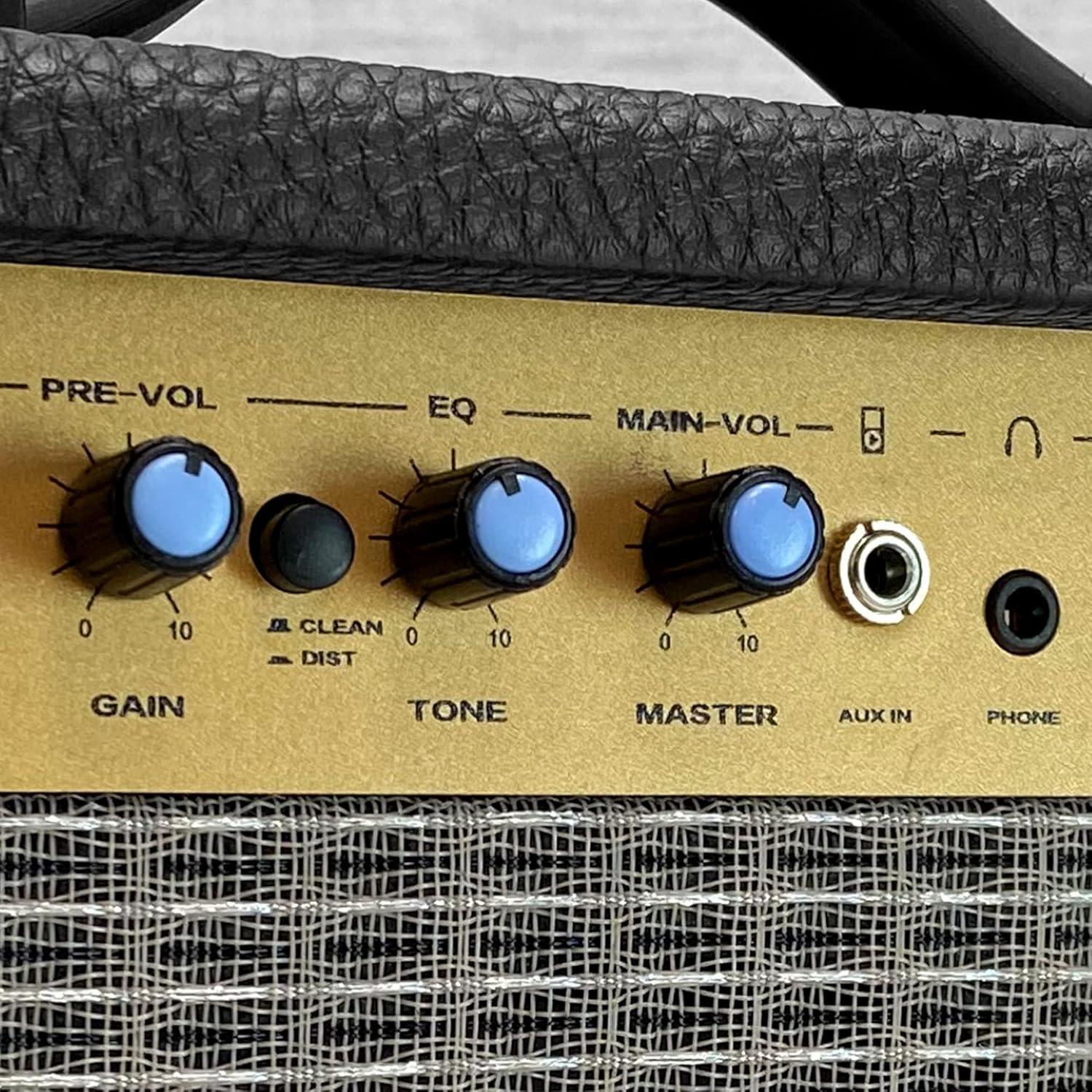 Amplificador de guitarra eléctrica portátil Pyle 10W 5"