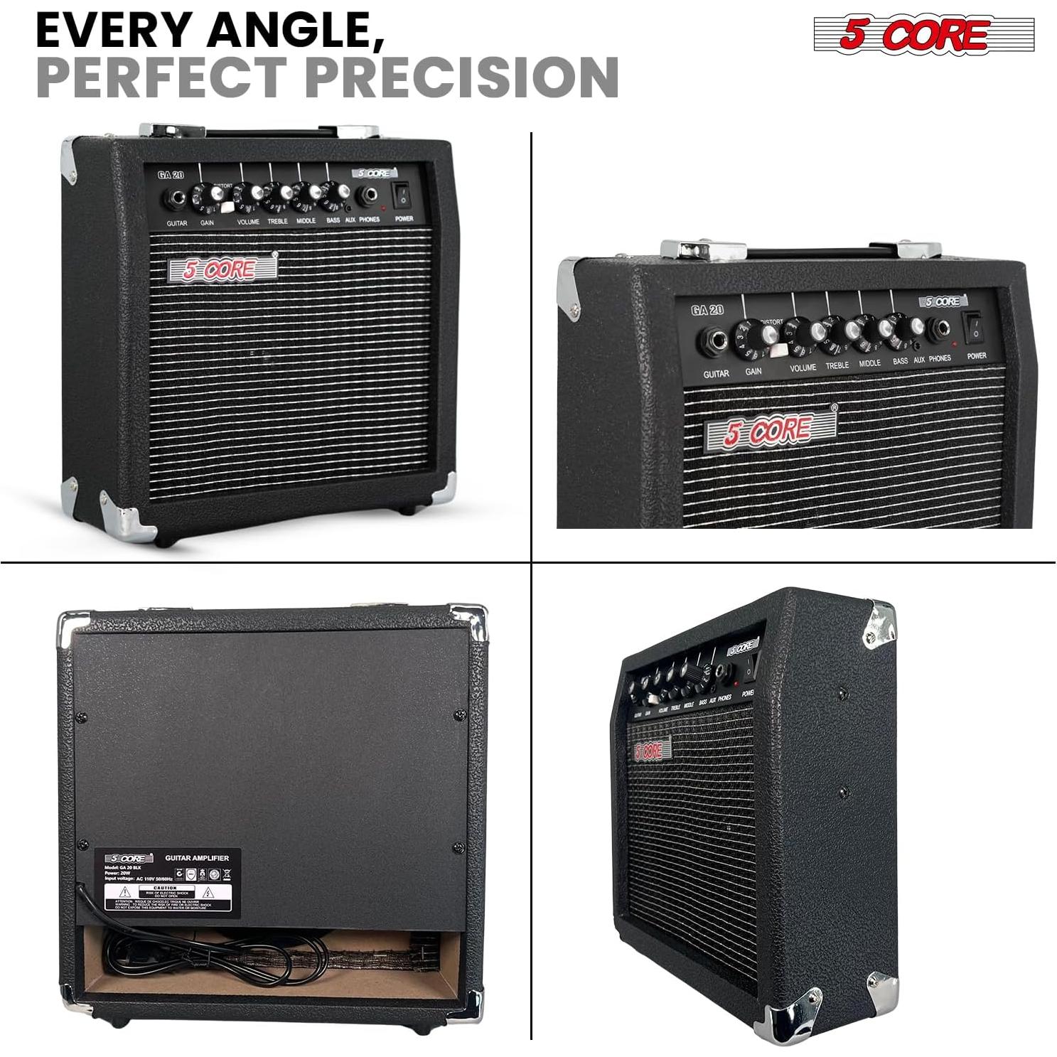 Amplificador de guitarra eléctrica 20W 5 Core con altavoz 6.5"