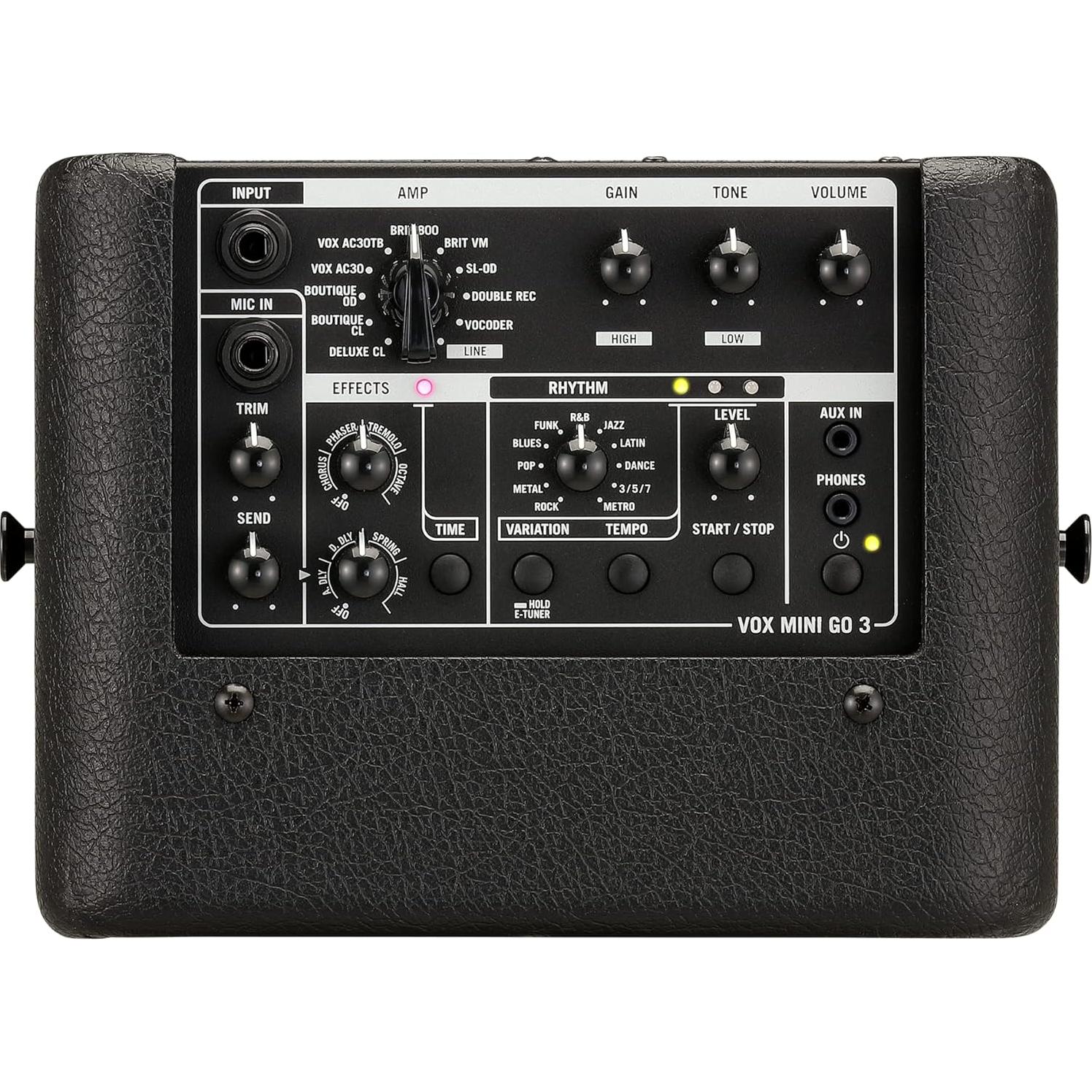 Amplificador de guitarra VOX Mini Go 3 3W 12.7cm portátil