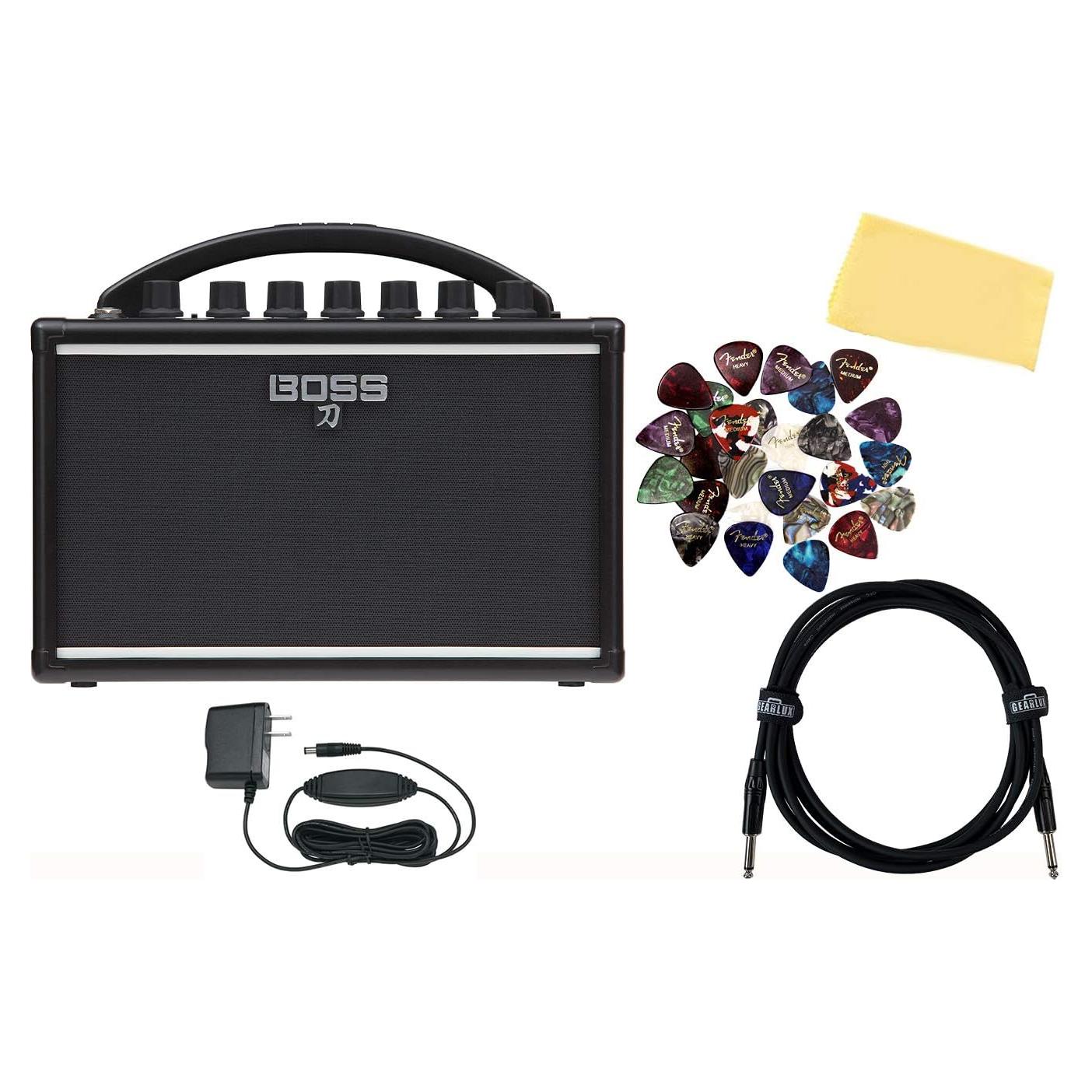 Amplificador de Guitarra Boss Katana Mini 7W con Accesorios