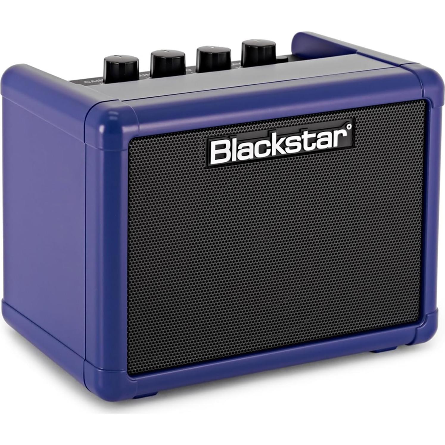 Amplificador Mini Blackstar Fly 3 Azul Real 3W con Accesorios