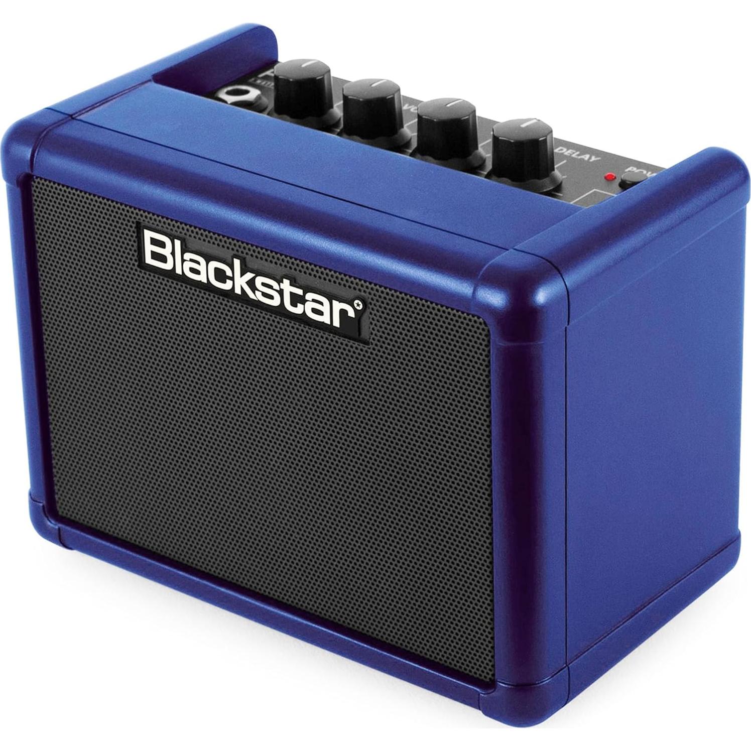 Amplificador Mini Blackstar Fly 3 Azul Real 3W con Accesorios