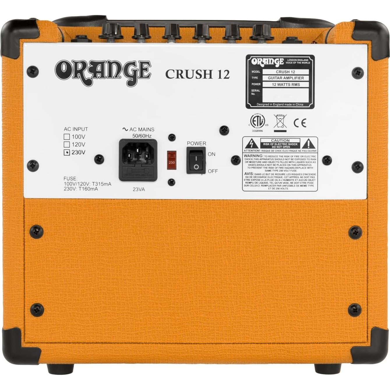 Amplificador Combo Orange Crush 12W 6" Naranja