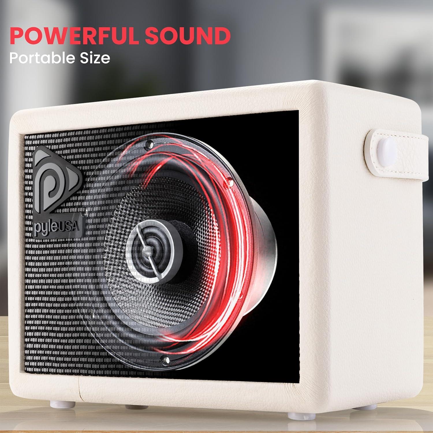 Amplificador de Guitarra Portátil Pyle PGTAMPL232 - 5'' (12.7 cm) HD