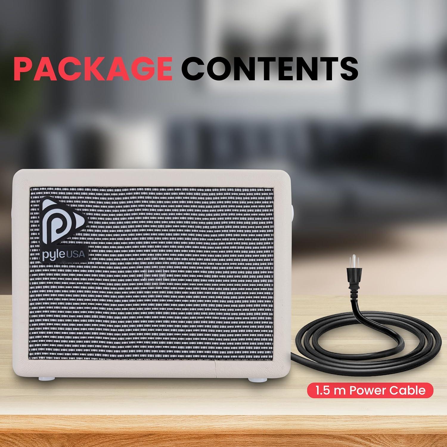 Amplificador de Guitarra Portátil Pyle PGTAMPL232 - 5'' (12.7 cm) HD