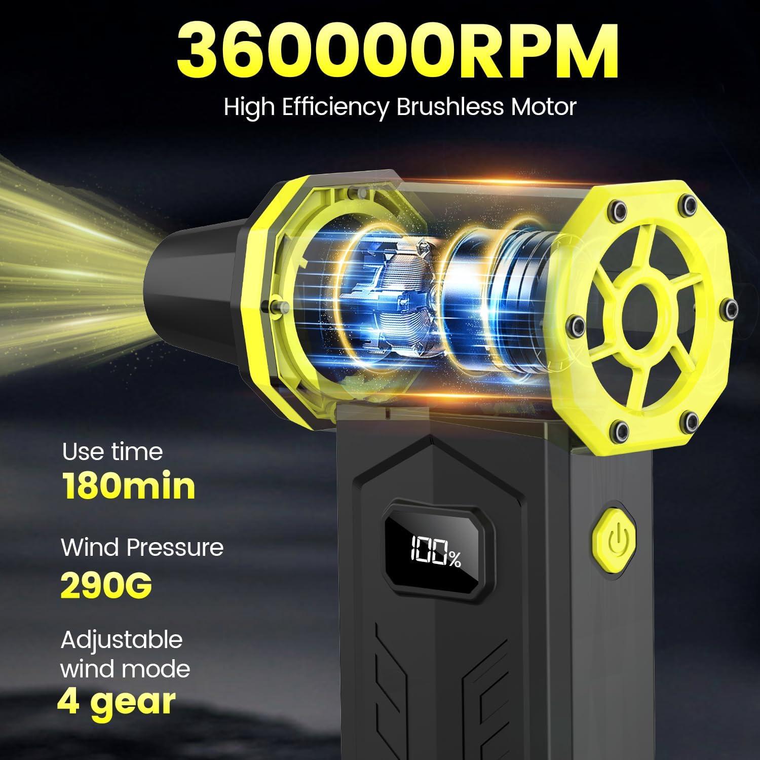 Soplador de Aire Comprimido Roedix R9 PRO 290G 4 Velocidades