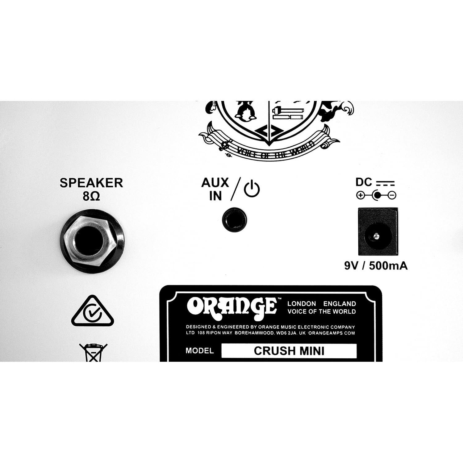 Amplificador Combo Mini Orange Crush 20W con Cable y Púas