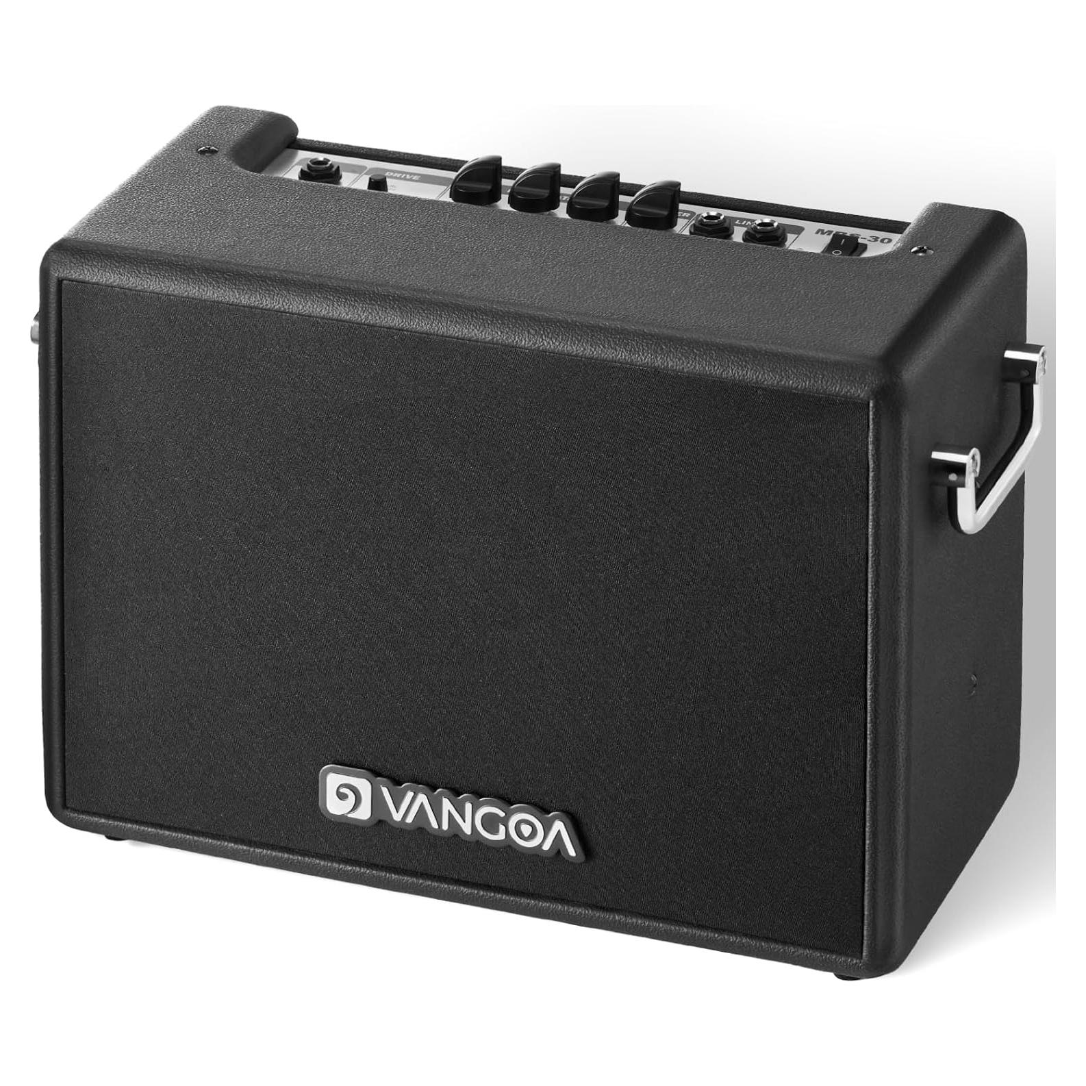 Amplificador de Bajo Vangoa 30W Portátil 8" con Overdrive