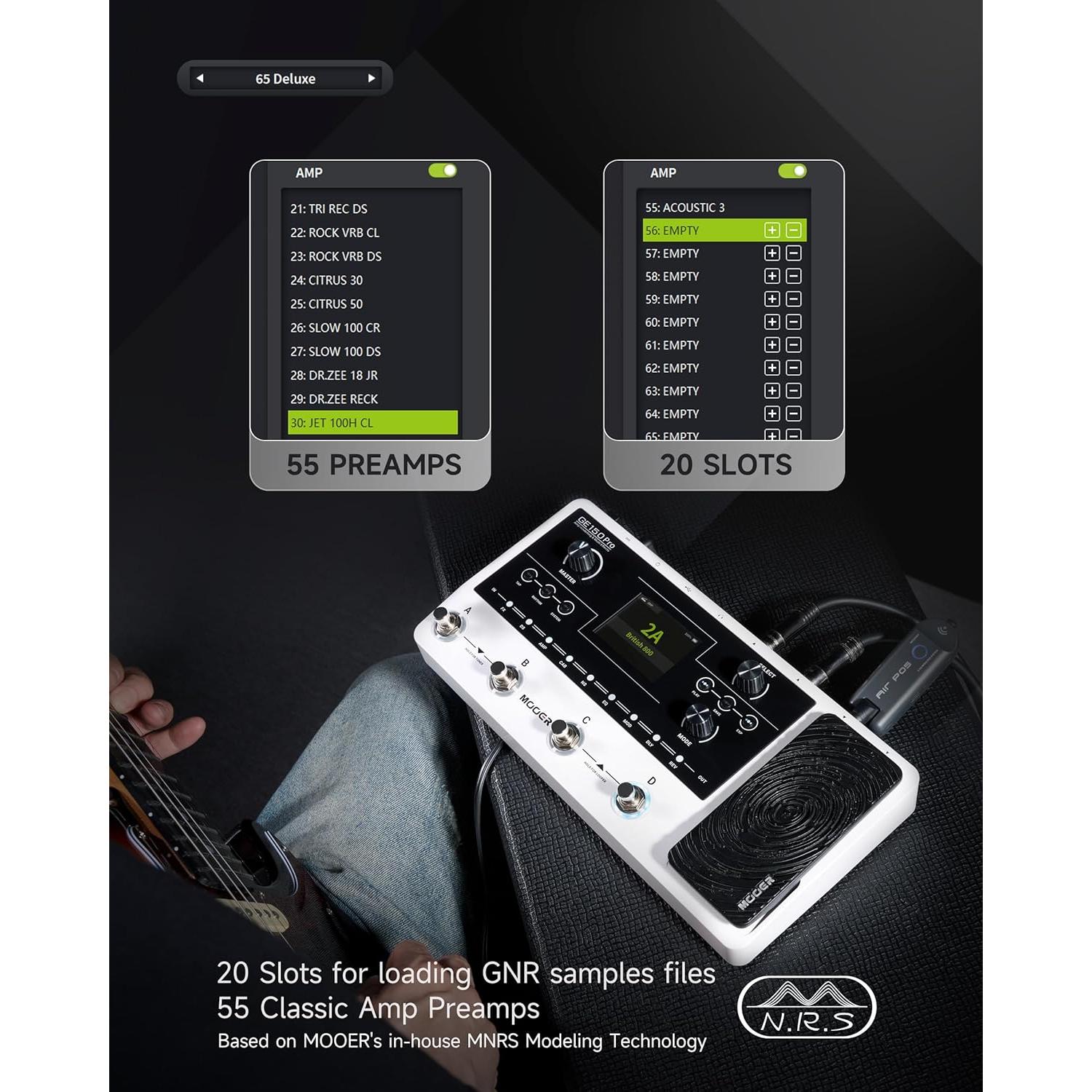 MOOER GE150 Pro Amplificador de Guitarra Efectos Múltiples
