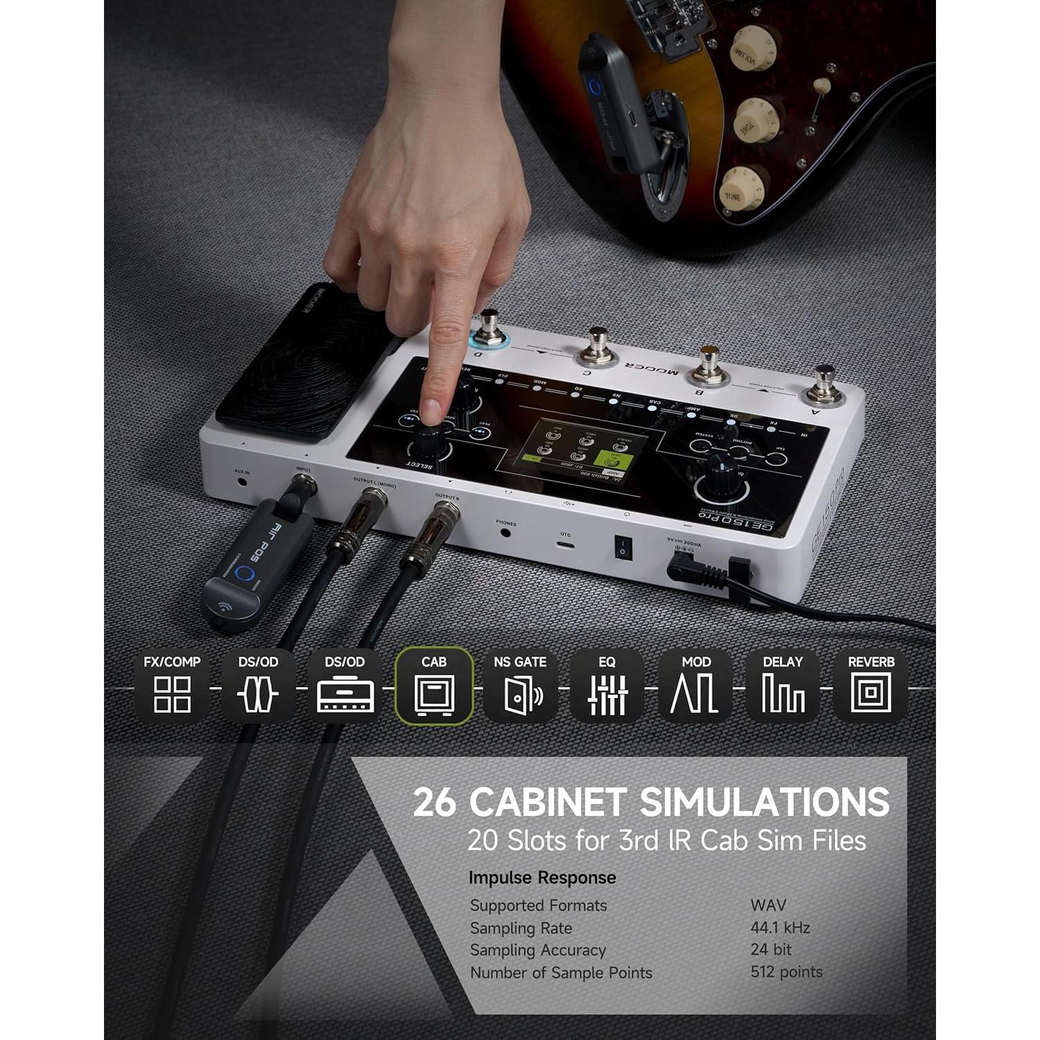 MOOER GE150 Pro Amplificador de Guitarra Efectos Múltiples