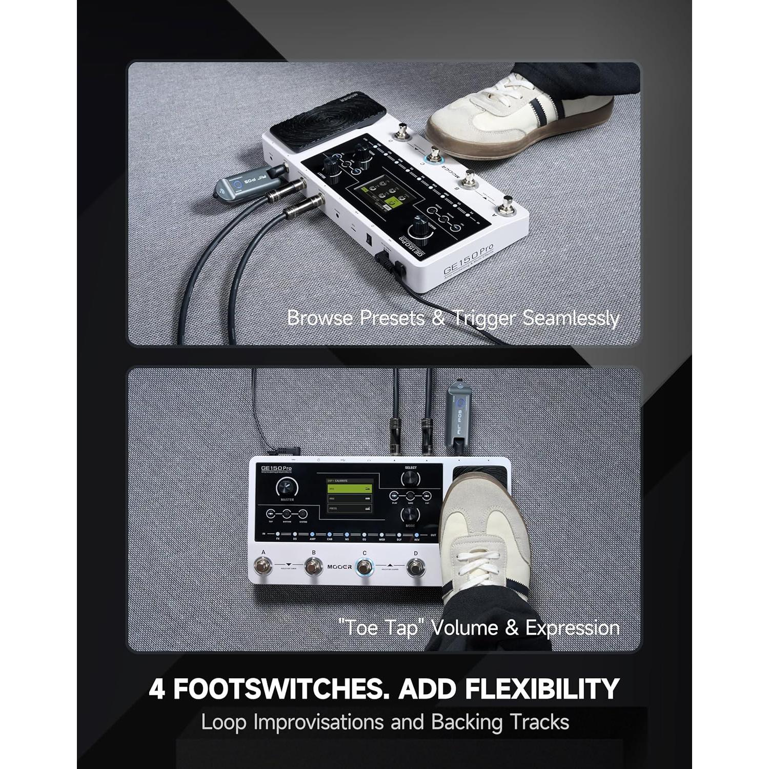 MOOER GE150 Pro Amplificador de Guitarra Efectos Múltiples