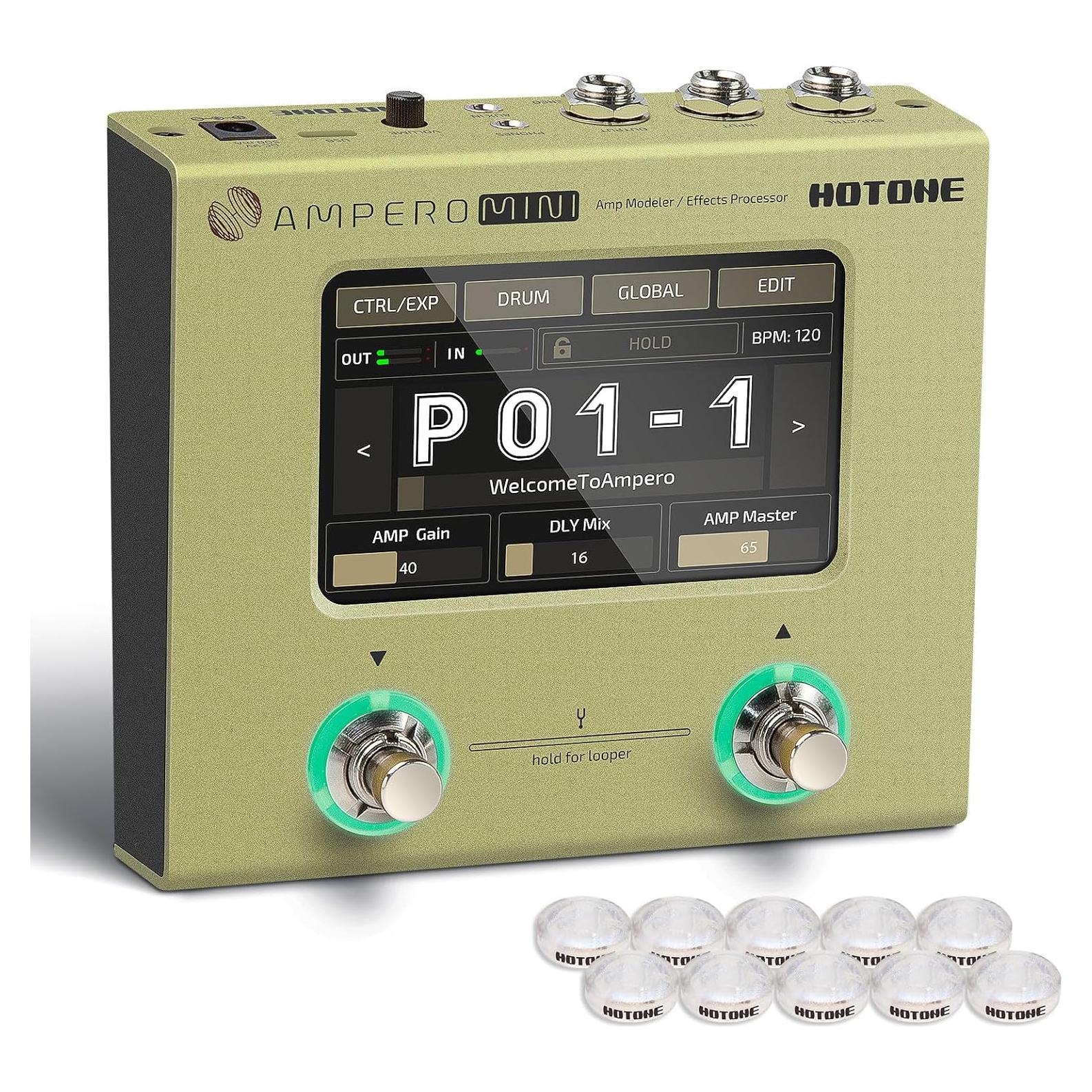 Procesador de Efectos Guitarra Hotone Ampero Mini MP-50