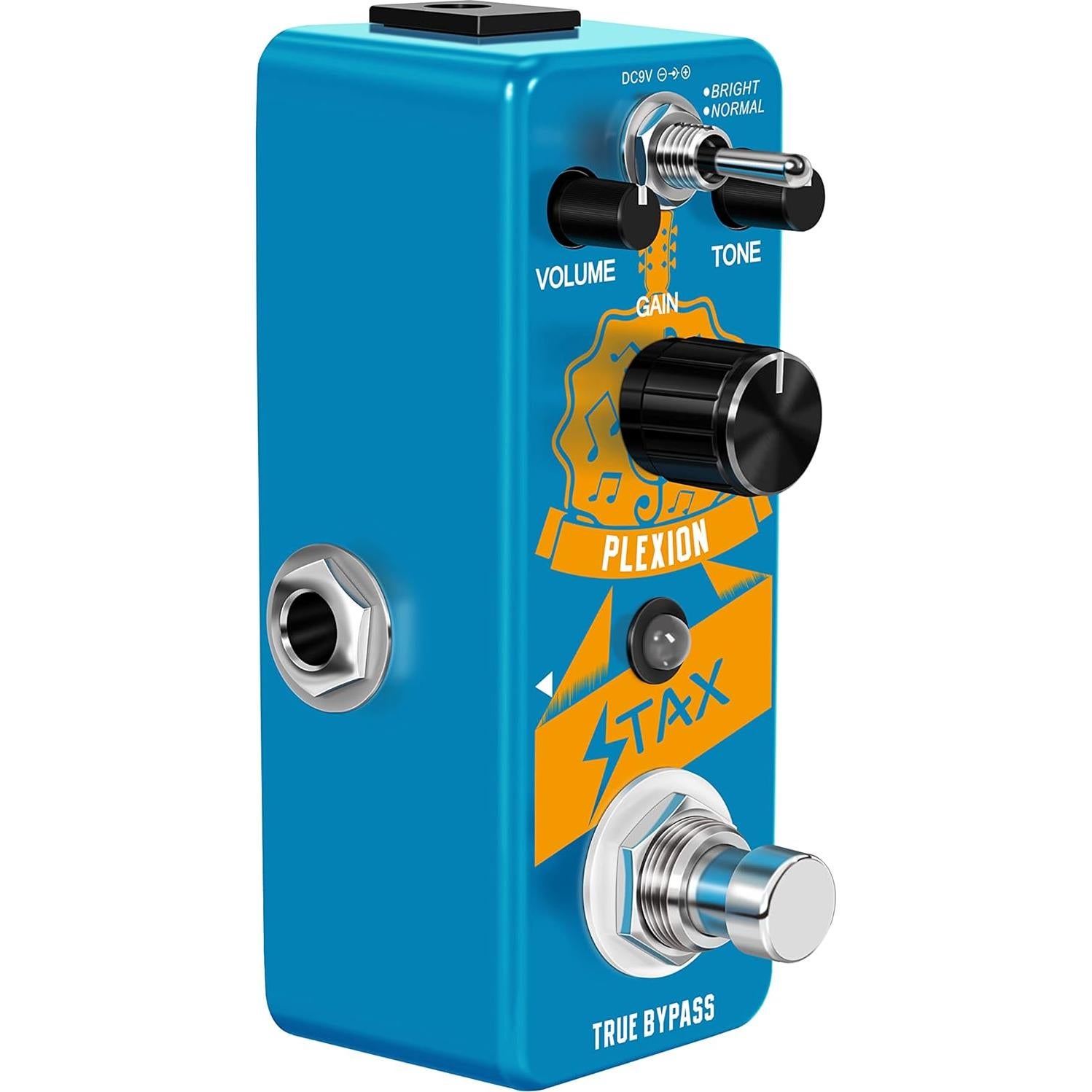 Pedal de Distorsión Stax Plexion para Guitarra - Mini Efecto 2 Modos