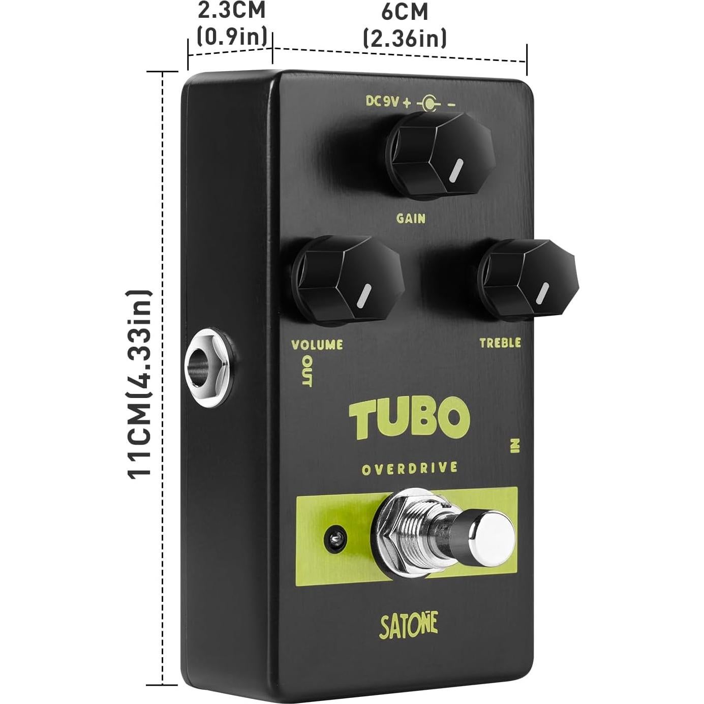 Pedal de Efecto Satone S806 Tubo Overdrive para Guitarra