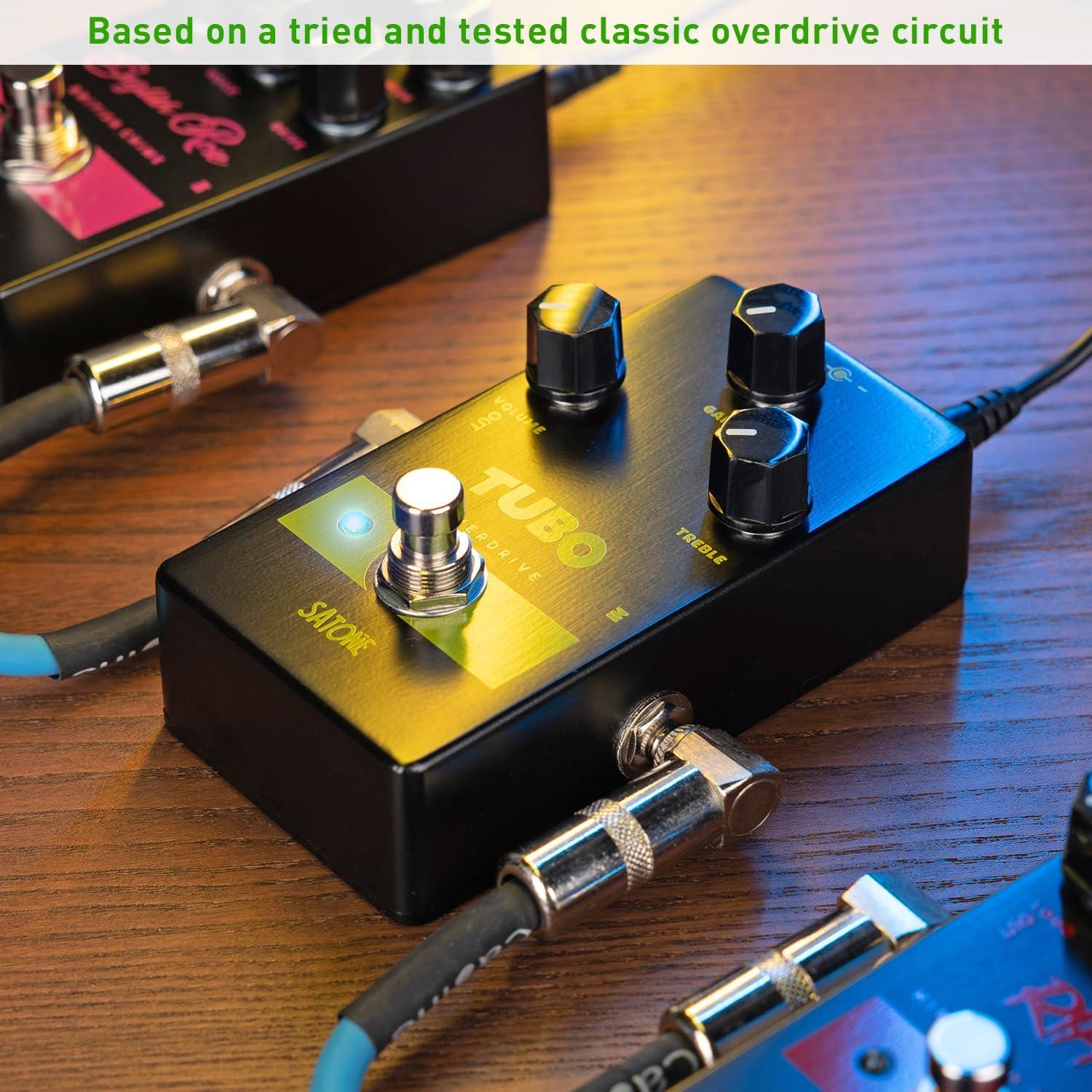 Pedal de Efecto Satone S806 Tubo Overdrive para Guitarra