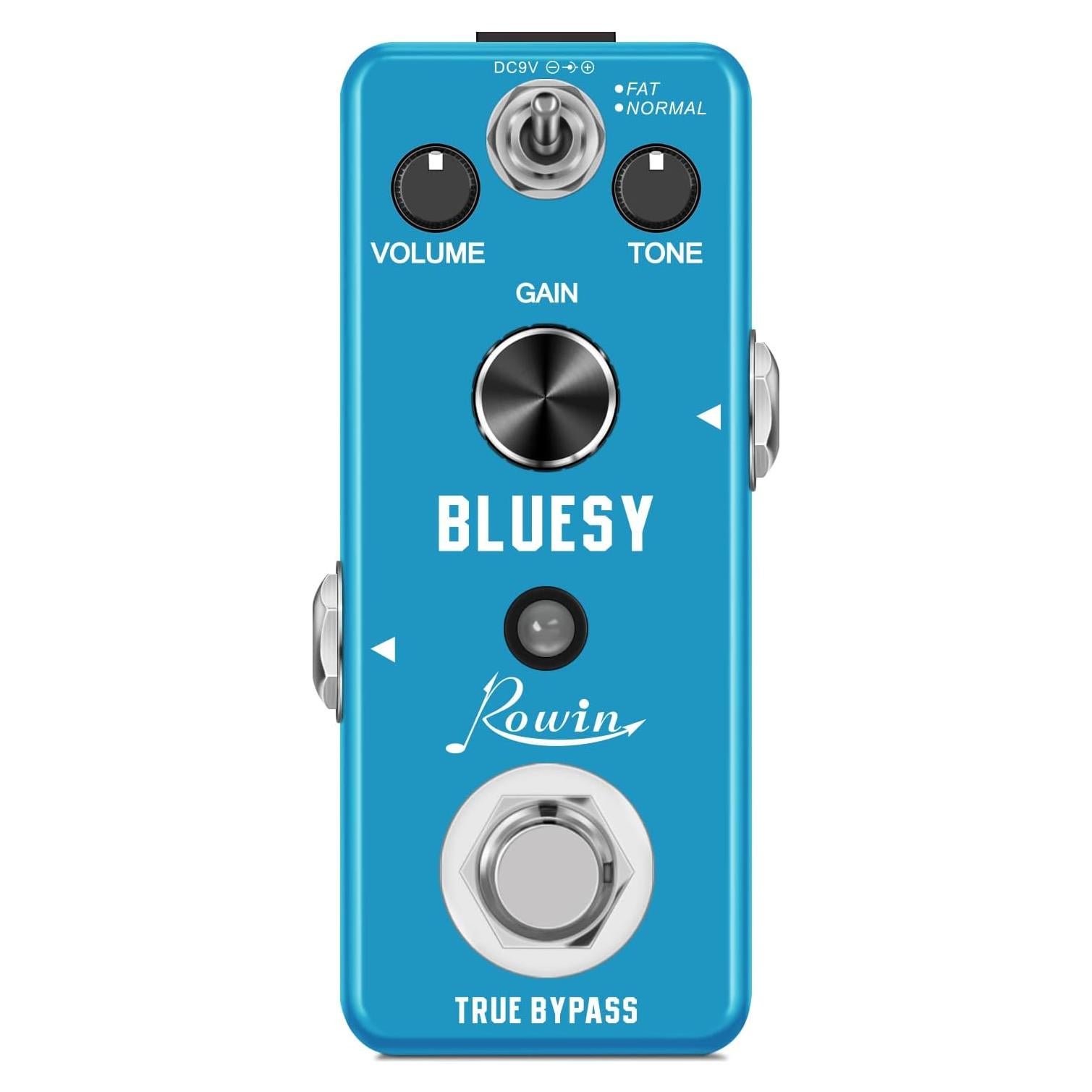 Pedal de Efecto de Guitarra Rowin Bluesy Vintage 9V