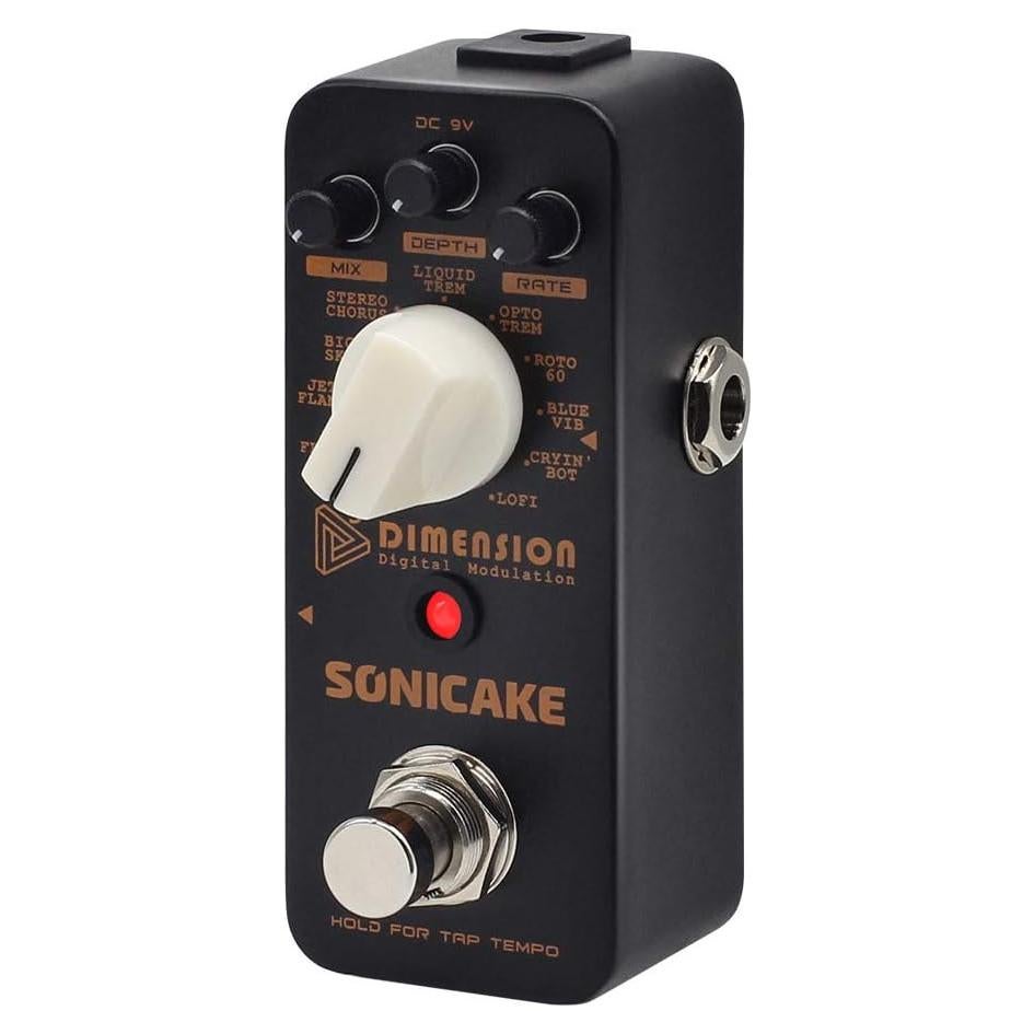 Pedal de Efectos de Guitarra Sonicake QSS2-10 11 Modos Digital
