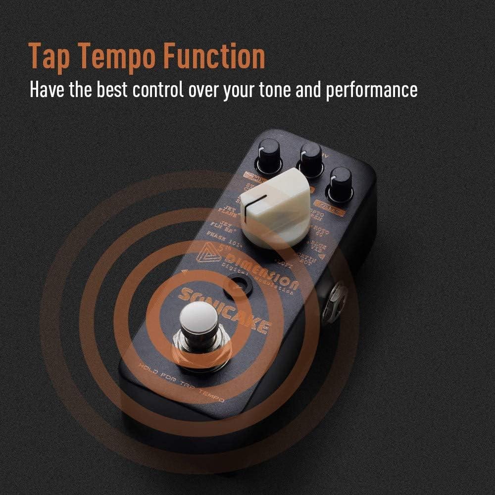 Pedal de Efectos de Guitarra Sonicake QSS2-10 11 Modos Digital