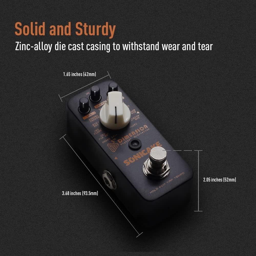 Pedal de Efectos de Guitarra Sonicake QSS2-10 11 Modos Digital