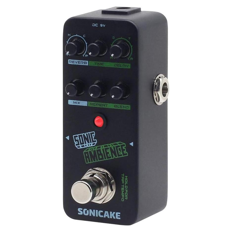 Pedal de Delay Reverb SONICAKE QSS-16 2000ms Tap Tempo