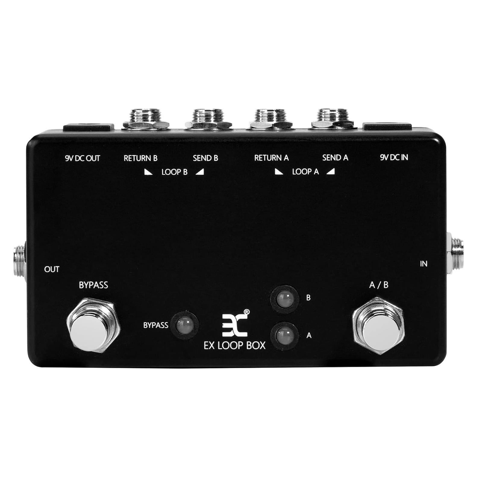 Interruptor de Efectos de Guitarra EX LOOP BOX 9V Bypass