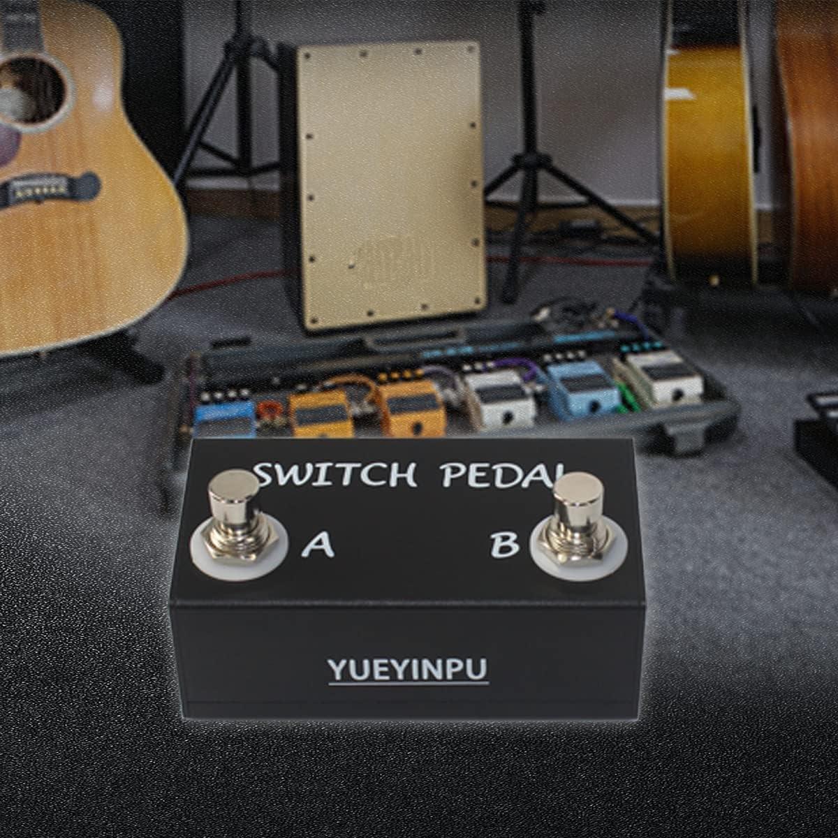 Pedal Interruptor Dual Momentáneo TRS para Efectos de Guitarra