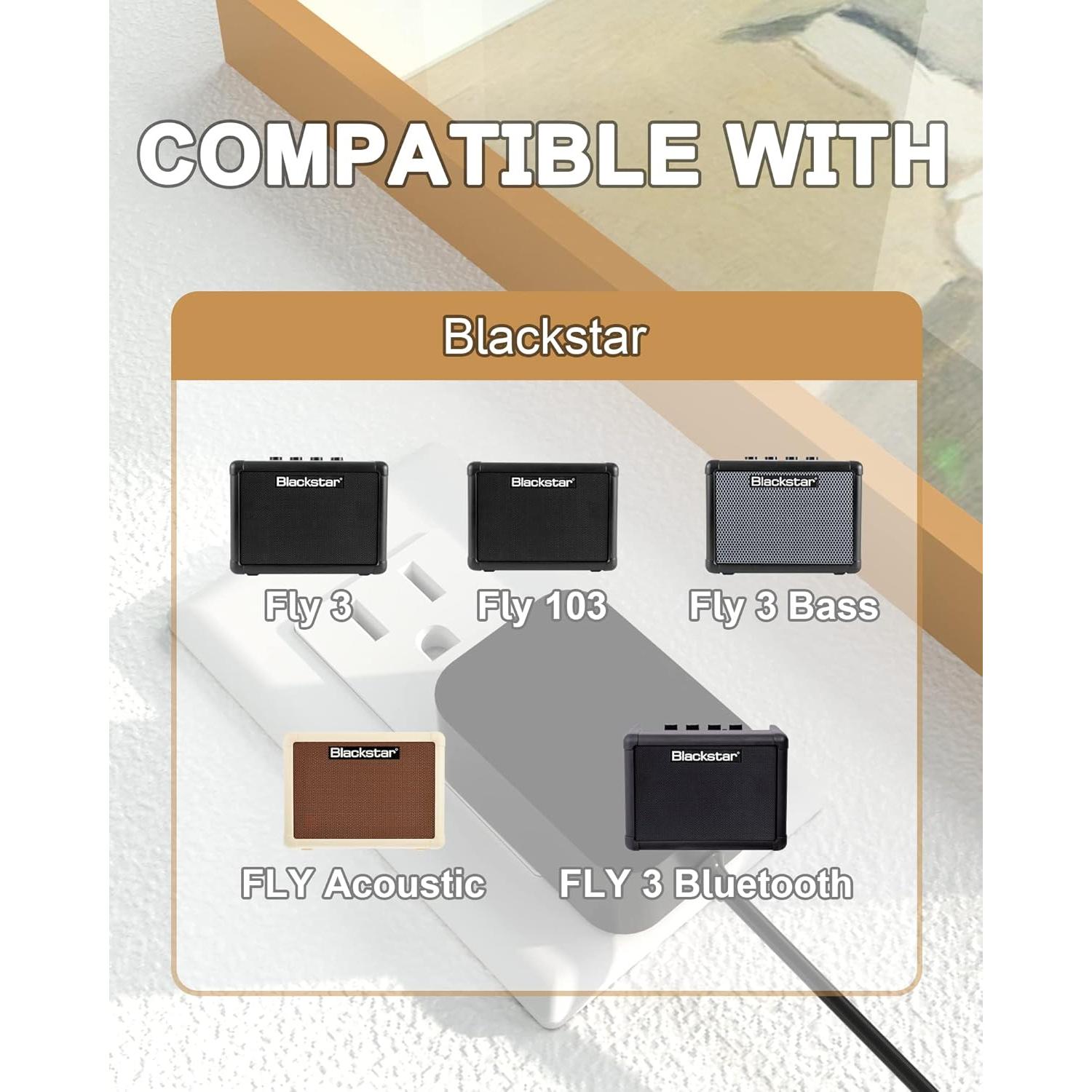 Adaptador de CA WUKUR 6.5V para Amplificador Blackstar Fly 3