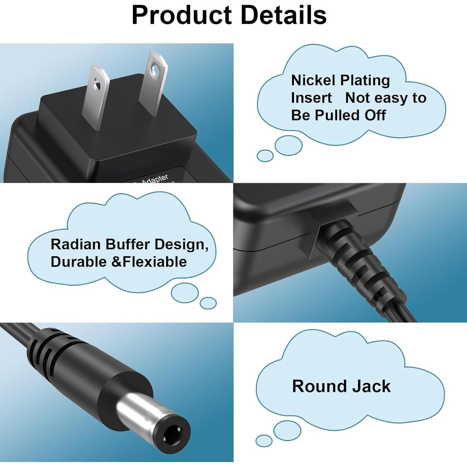 Adaptador de corriente AC/DC VIFOCUFY para Blackstar Fly3 PSU1FLY