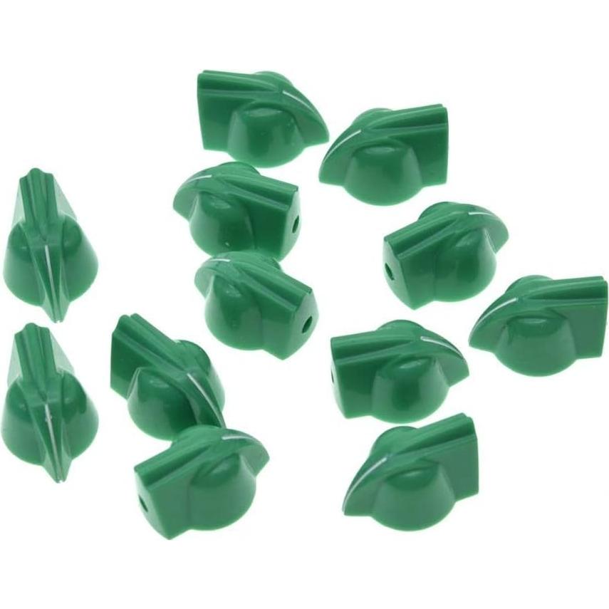 Dopro Paquete de 12 Perillas Mini Chicken Head Verde