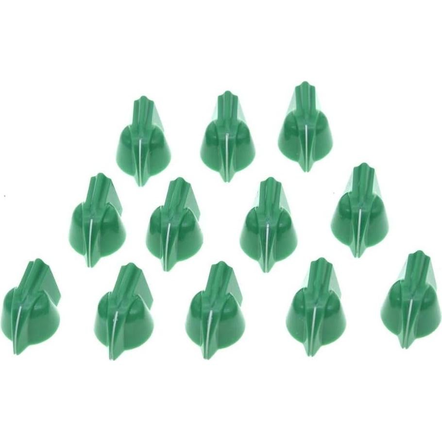 Dopro Paquete de 12 Perillas Mini Chicken Head Verde