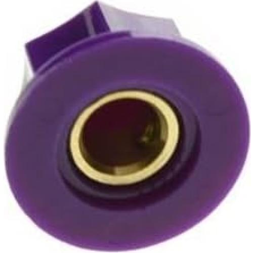 Perillas de Amplificador KAISH 10pcs Púrpura con Inserto de Latón