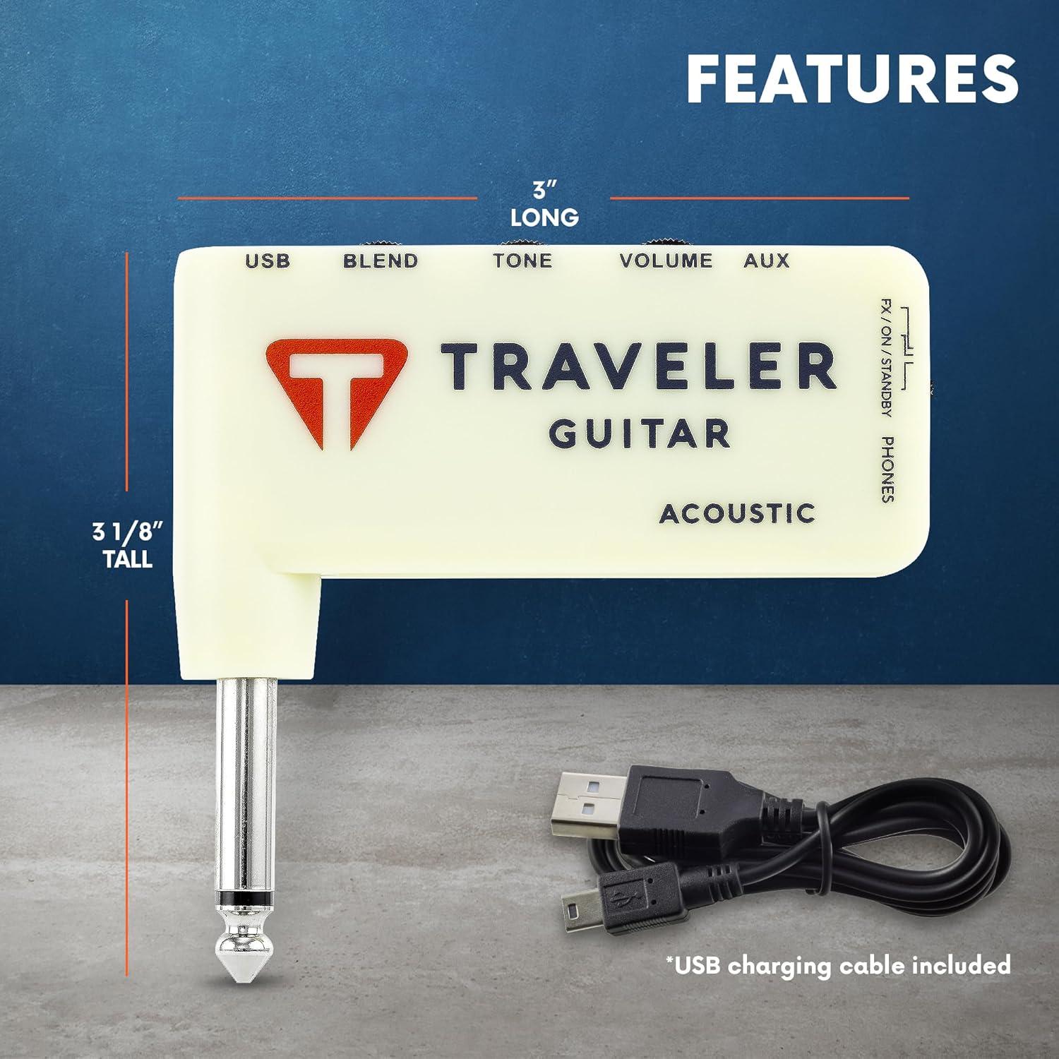 Amplificador de Auriculares TGA-1A Traveler Guitar - Práctica Portátil