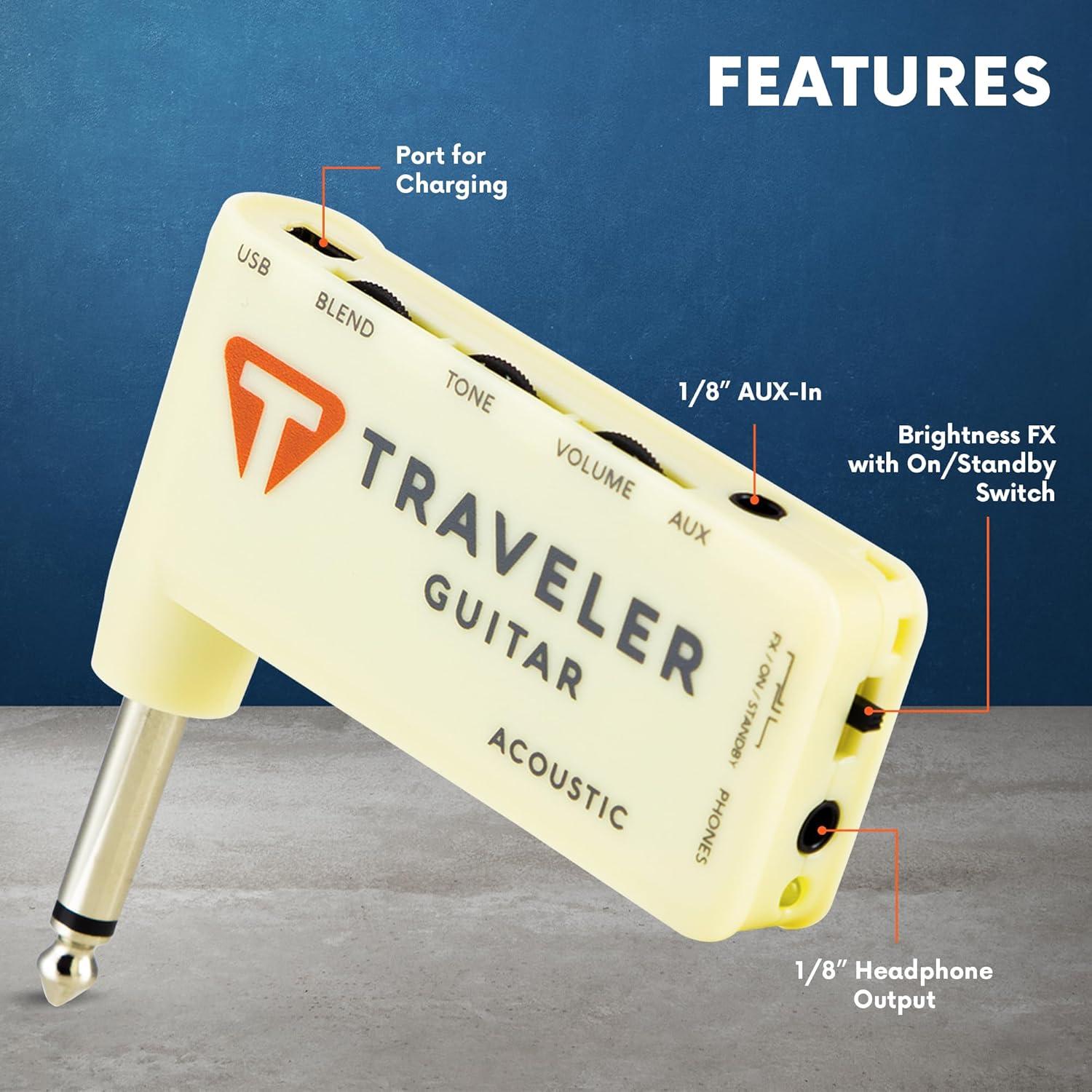 Amplificador de Auriculares TGA-1A Traveler Guitar - Práctica Portátil